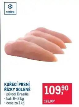 Makro Kuřecí prsní řízky solené nabídka