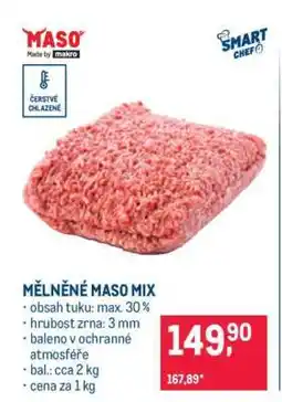 Makro Mělněné maso mix nabídka