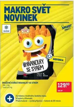 Makro SMAŽENÉ KUŘECÍ HRANOLKY SE SÝREM nabídka