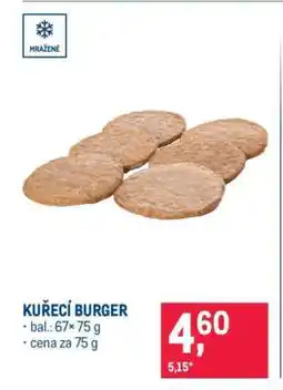 Makro Kuřecí burger nabídka