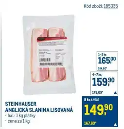 Makro STEINHAUSER ANGLICKÁ SLANINA LISOVANÁ nabídka