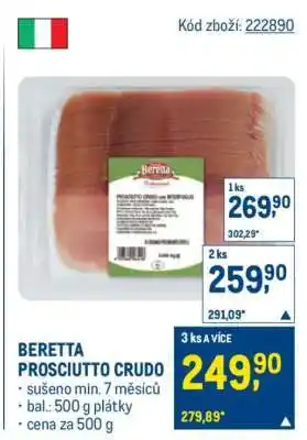 Makro BERETTA PROSCIUTTO CRUDO nabídka