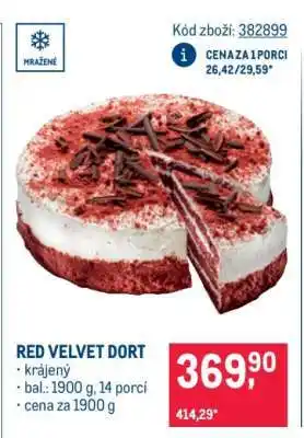 Makro Red Velvet dort nabídka