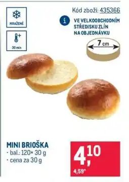 Makro Mini brioška nabídka