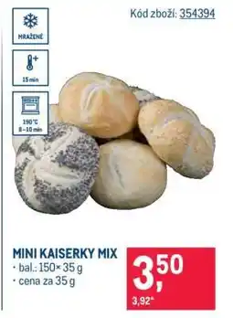 Makro MINI KAISERKY MIX nabídka