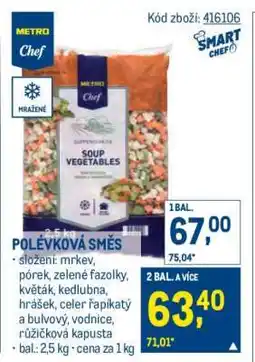 Makro Polévková směs nabídka