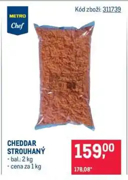 Makro Cheddar strouhaný nabídka