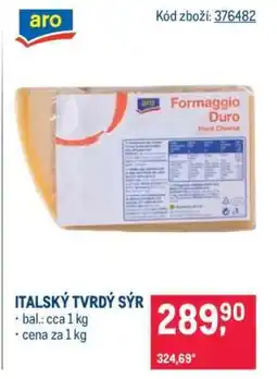 Makro Italský tvrdý sýr nabídka