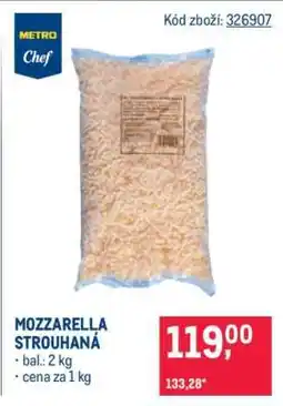 Makro Mozzarella strouhaná nabídka