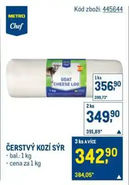 Makro Čerstvý kozí sýr nabídka