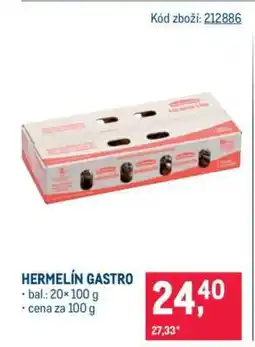 Makro Hermelín gastro nabídka