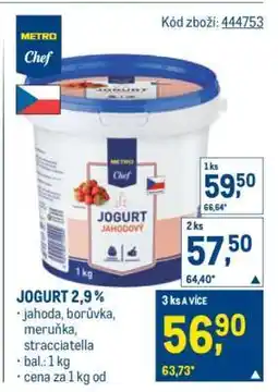 Makro JOGURT JAHODOVÝ nabídka