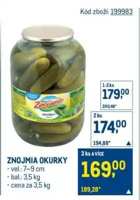Makro Znojmia Okurky nabídka