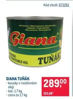 Makro Giana Tuňák nabídka
