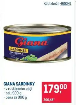 Makro Giana Sardinky nabídka