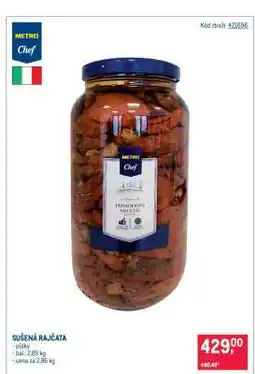 Makro Sušená rajčata nabídka