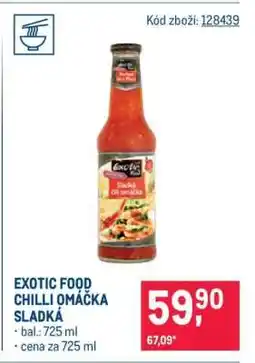Makro EXOTIC FOOD CHILLI OMÁČKA SLADKÁ nabídka