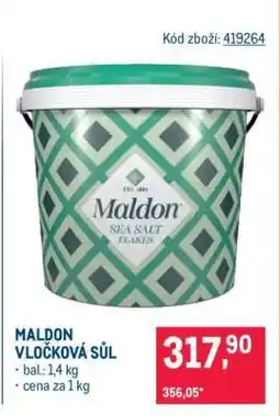 Makro MALDON VLOČKOVÁ SŮL nabídka
