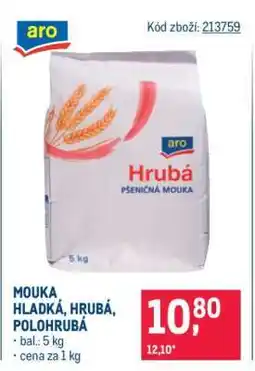 Makro Mouka hladká, hrubá, polohrubá nabídka