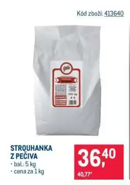 Makro Strouhanka z pečiva nabídka