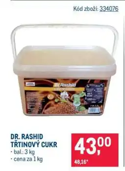 Makro Dr. Rashid třtinový cukr nabídka