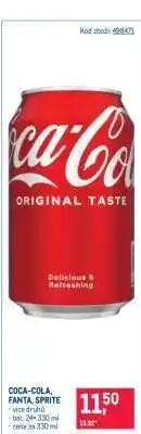 Makro Coca-Cola, Fanta, Sprite nabídka
