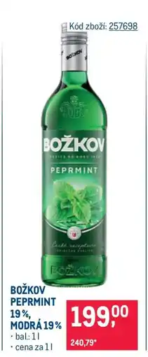 Makro BOŽKOV PEPRMINT 19 %, MODRÁ 19 % nabídka