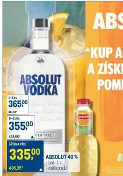 Makro Absolut 40 % nabídka