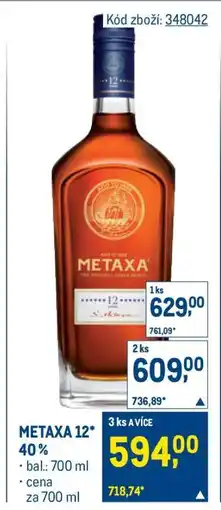 Makro Metaxa 12 nabídka