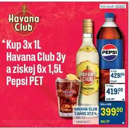 Makro Havana Club 3 Años 37,5 % nabídka