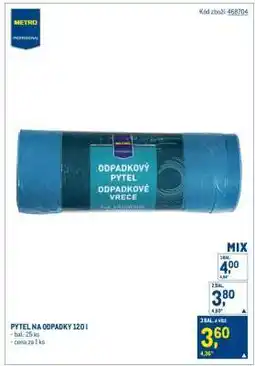 Makro PYTEL NA ODPADKY 120 l nabídka