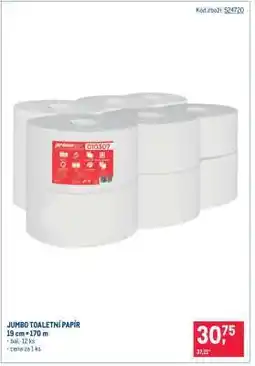 Makro JUMBO TOALETNÍ PAPÍR nabídka