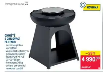 OHNIŠTĚ S GRILOVACÍ PLOTNOU