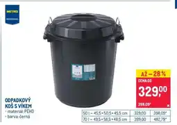 Makro ODPADKOVÝ KOŠ S VÍKEM nabídka