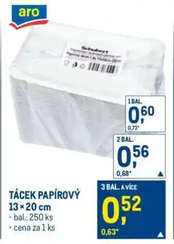 Makro TÁCEK PAPÍROVÝ nabídka