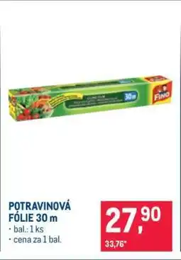 Makro Potravinová fólie 30 m nabídka