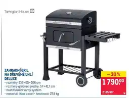 Makro ZAHRADNÍ GRIL NA DŘEVĚNÉ UHLÍ DELUXE nabídka