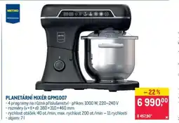 Makro PLANETÁRNÍ MIXÉR GPM1007 nabídka