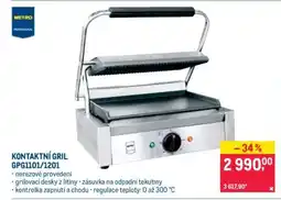 Makro Kontaktní gril GPG1101/1201 nabídka