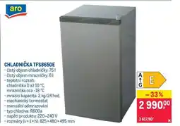 Makro CHLADNIČKA TFS8650E nabídka