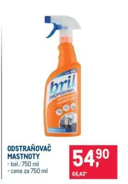 Makro Odstraňovač mastnoty nabídka