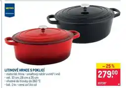 Makro LITINOVÉ HRNCE S POKLICÍ nabídka
