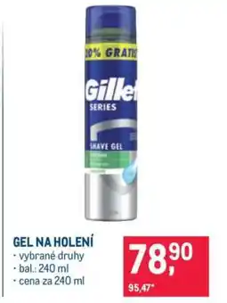 Makro Gel na holení nabídka