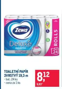 Makro TOALETNÍ PAPÍR 3VRSTVÝ 19,3 m nabídka