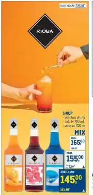 Makro Sirup nabídka