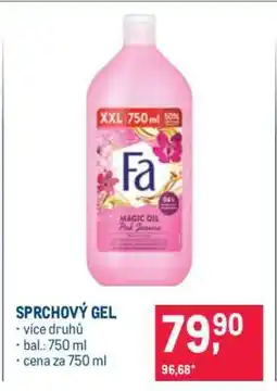 Makro Sprchový gel nabídka
