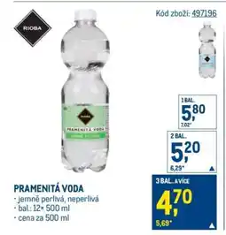 Makro Pramenitá voda nabídka