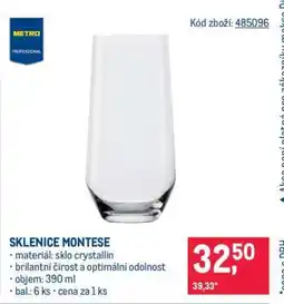 Makro SKLENICE MONTESE nabídka