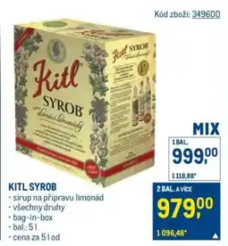 Makro Kitl Syrob nabídka
