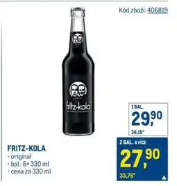 Makro Fritz-kola nabídka